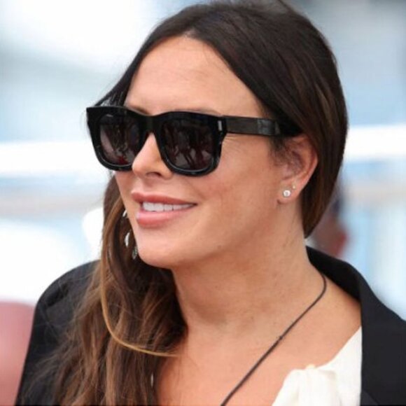 Saint Laurent SL650 MONCEAU 001 Square Sunglasses - Black - Picture 2 of 12